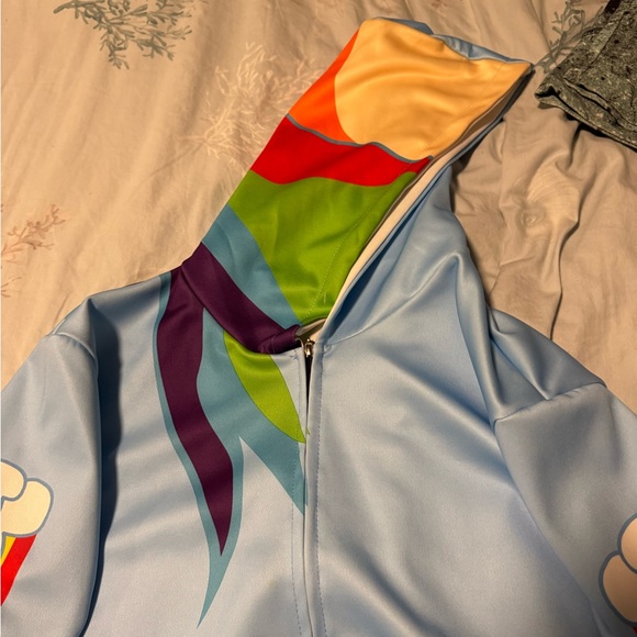 Women’s rainbow dash hoodie with front pockets - Picture 2 of 7